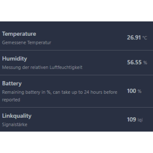 NOUS E5 ZigBee Temperatur und Luftfeuchte Sensor, kabellos